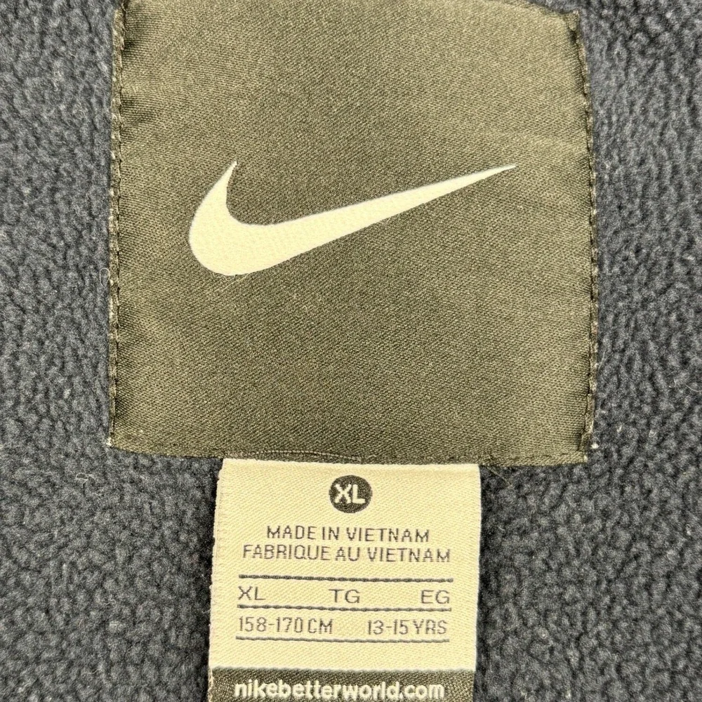 Nike Storm-FIT Jacket Boys XL Navy Fleece Lined Hooded ISL Futbol 645905-451